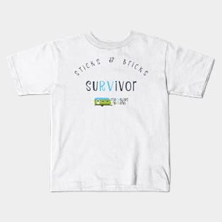 Sticks & Bricks SuRVivor Kids T-Shirt